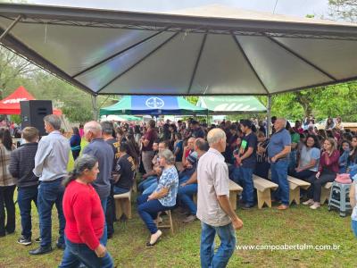 Rio Bonito do IguaÃ§u - Festa N.S. Aparecida atraÃ­ FiÃ©is em Barra Mansa do IguaÃ§u
